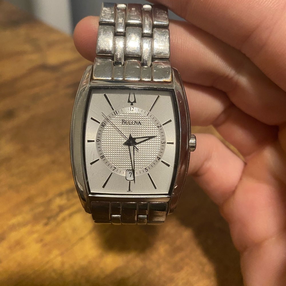 Men’s Bulova Dress Watch C877635 Stainless Steel 2011